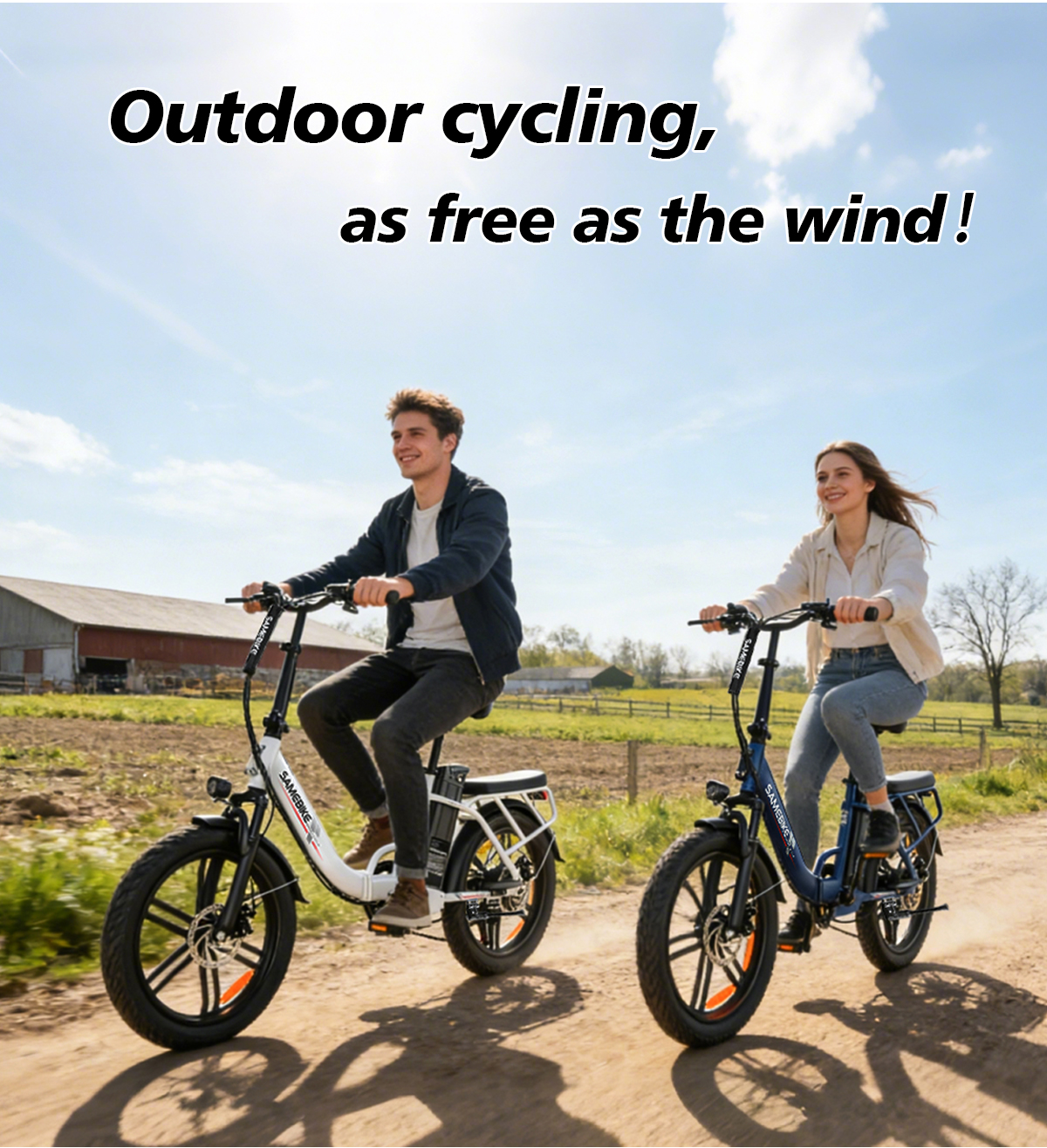 Elektrický bicykel SAMEBIKE  CY20 Pro 3